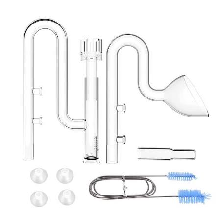 FZONE SKIMMER GLASS 13 LILLY PIPE SET INFLOW OUTFLOW