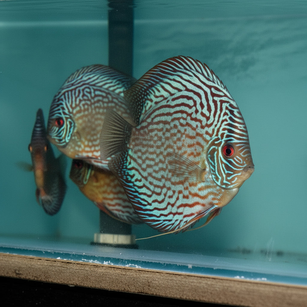 Flora Turquoise Discus Fish