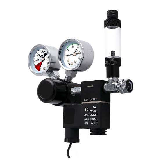 FZONE CO2 REGULATOR DC SOLENOID DUAL GUAGE FZ-0100