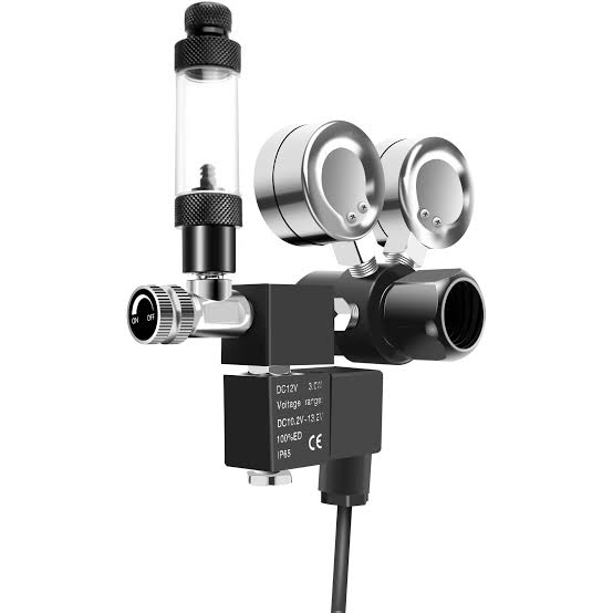 FZONE CO2 REGULATOR DC SOLENOID DUAL GUAGE FZ-0100