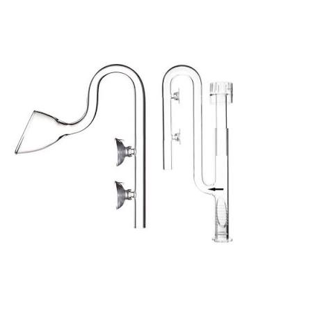 FZONE SKIMMER GLASS 13 LILLY PIPE SET INFLOW OUTFLOW